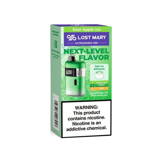 LOST MARY TURBO MT35K SOUR APPLE ICE