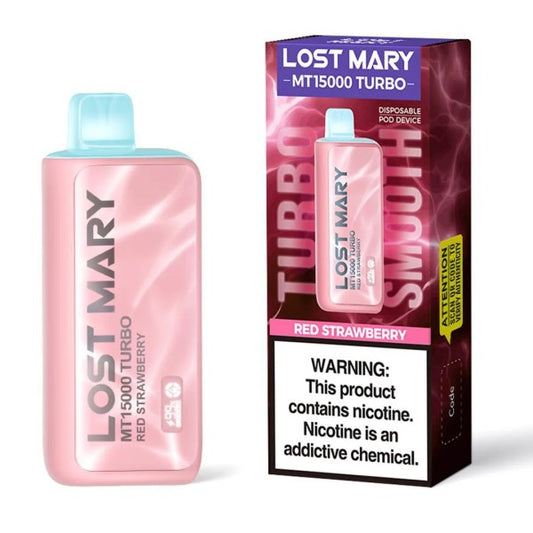 LOST MARY MT15K TURBO RED STRAWBERRY