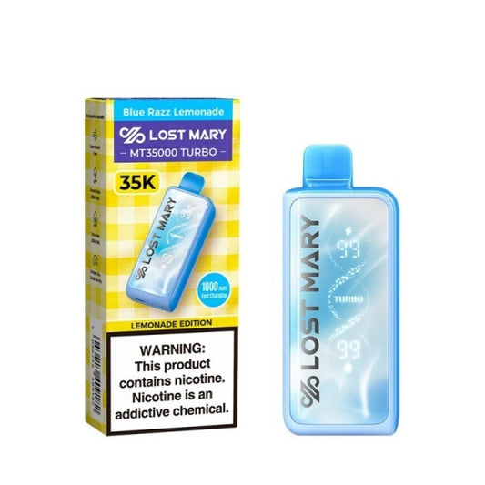 LOST MARY TURBO MT35K BLUE RAZZ LEMONADE