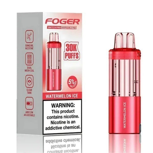 FOGER POD 30K WATERMELON ICE | Authentic Disposable Vape | iPuff24 Texas