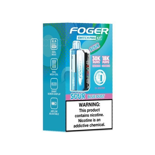 FOGER 30K SWITCH PRO KIT SOUR BLUE DUST