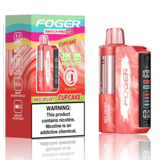 FOGER 30K SWITCH PRO KIT RED VELVET CUPCAKE