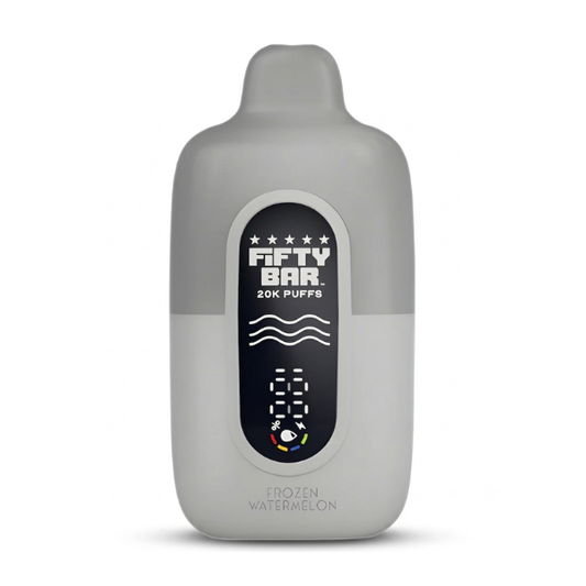 Fifty Bar Frozen Watermelon 20K (Silver Series) Disposable Vape