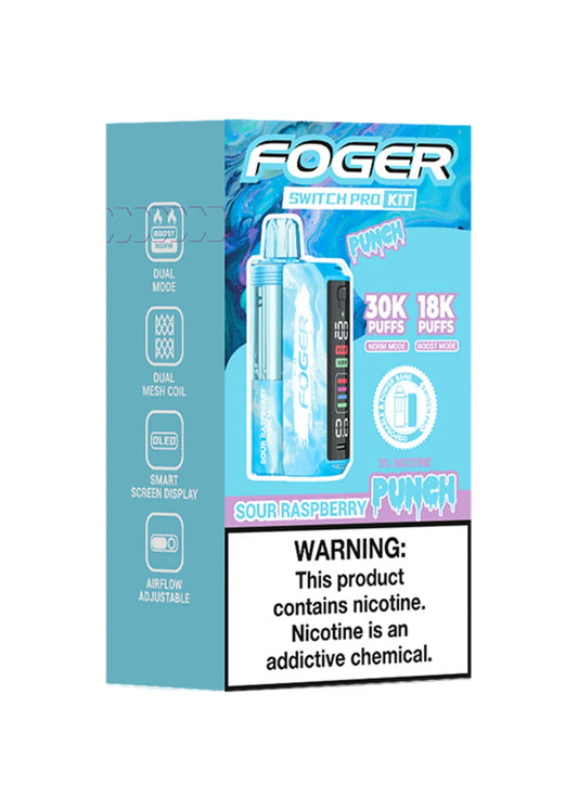 FOGER 30K SWITCH PRO KIT SOUR RASPBERRY PUNCH