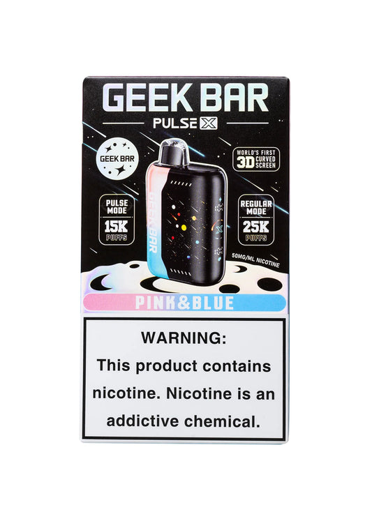 GEEK BAR 25K PULSE X PINK BLUE | Authentic Disposable Vape | iPuff24 Texas