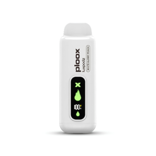 ploox luxpodz white gummy peach