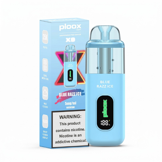 Ploox XS Disposable Pod – Blue Razz Ice