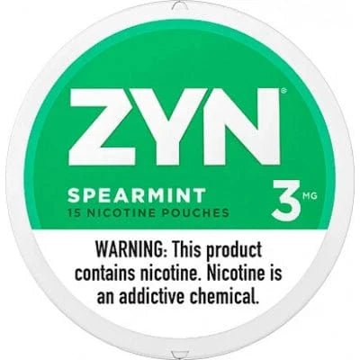 ZYN Spearmint Nicotine 3mg Pouches