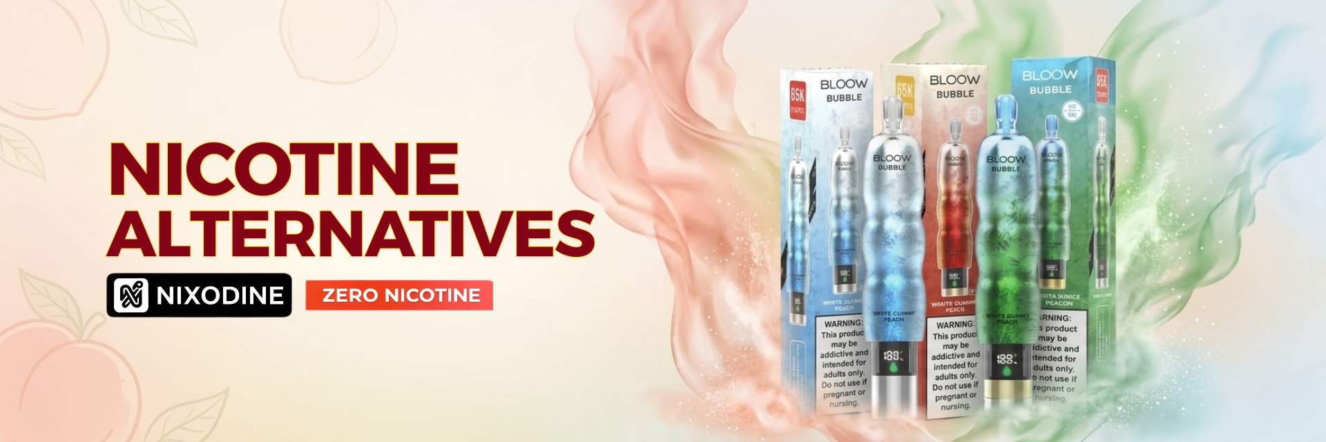 Nixodine Vapes Nicotine-Free | Spree Bar & More | iPuff24 Texas