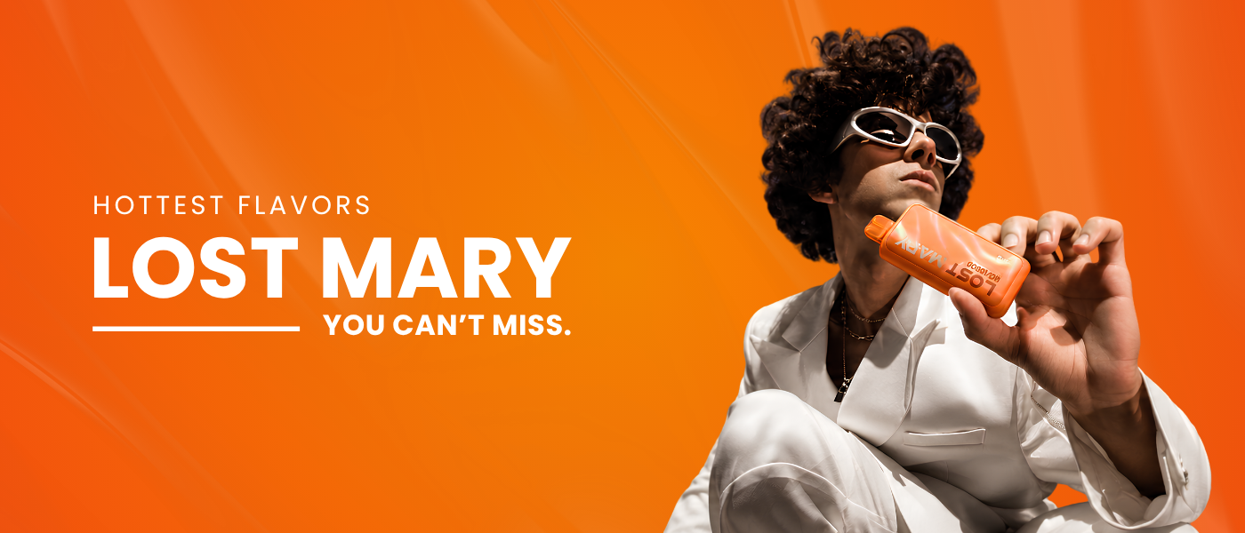 Lost Mary collection at iPuff24. From the OS5000 to the latest high-puff models, enjoy premium flavors and reliable mesh coil tech. Authentic products with fast, local Texas shipping
