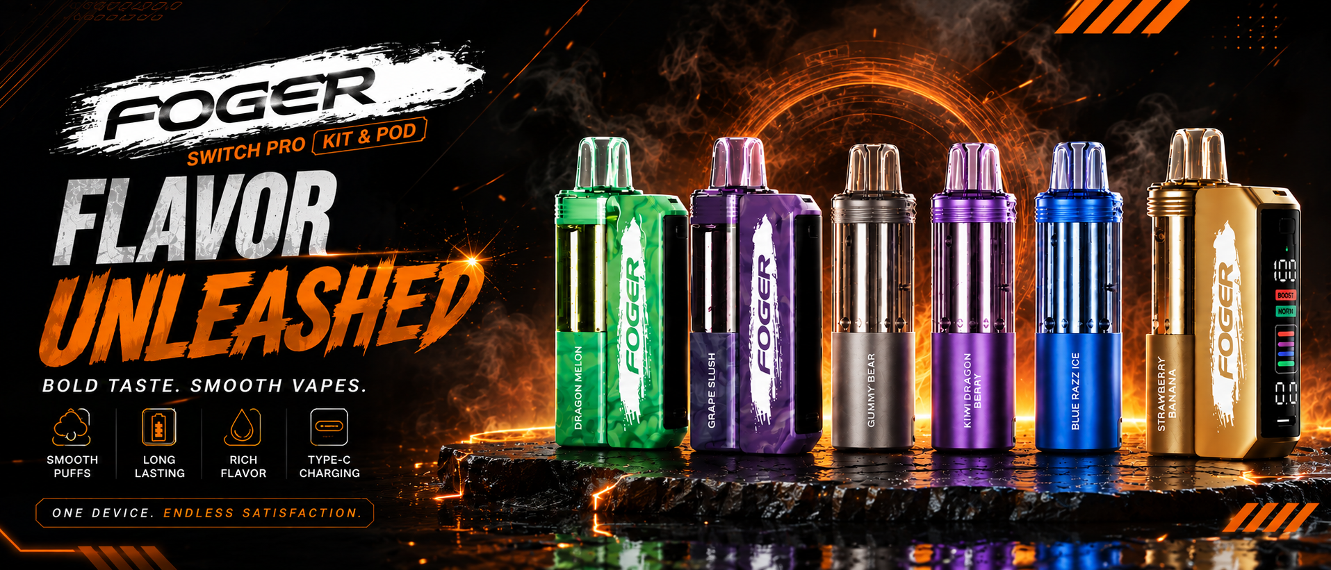 foger switch pro 30k disposable vape kit