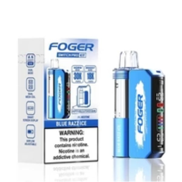 FOGER 30K SWITCH PRO KIT BLUE RAZZ ICE