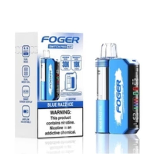 FOGER 30K SWITCH PRO KIT BLUE RAZZ ICE