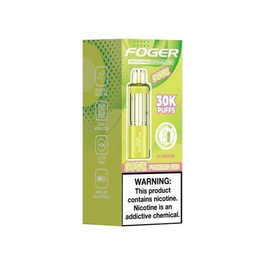 FOGER POD 30K SOUR FUCKING FAB | Authentic Disposable Vape | iPuff24 Texas
