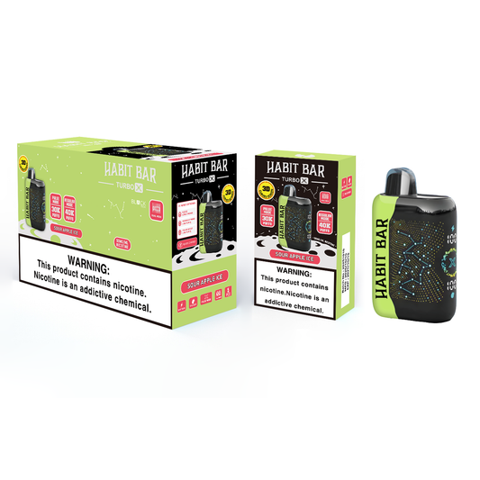 HABIT BAR 40K - SOUR APPLE ICE