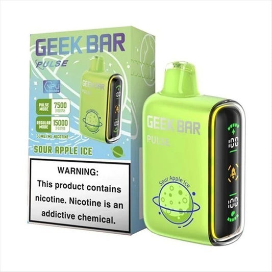 GEEK BAR 15K PULSE SOUR APPLE ICE