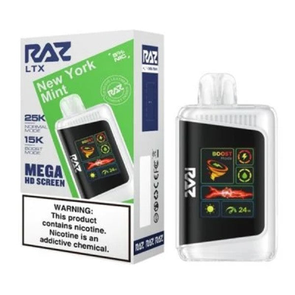 RAZ LTX 25K New York Mint Disposable Vape