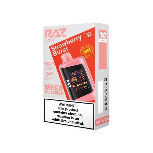 RAZ LTX 25K Strawberry Burst Disposable Vape