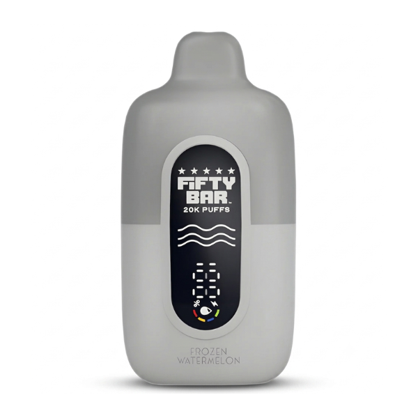Fifty Bar Frozen Watermelon 20K (Silver Series) Disposable Vape