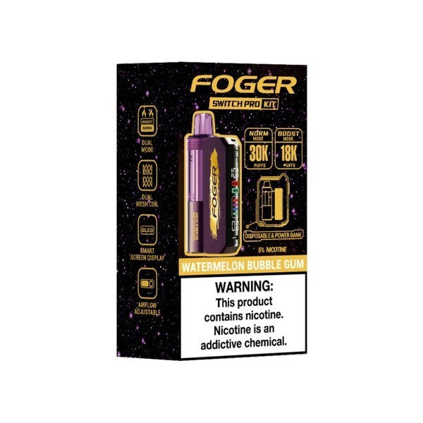 FOGER SWITCH PRO KIT 30K WATERMELON BUBBLE GUM
