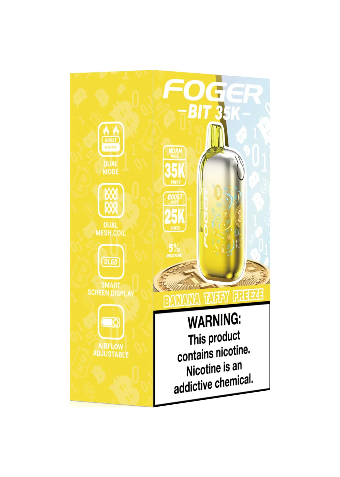 Foger Bit Banana Taffy Freeze Vape