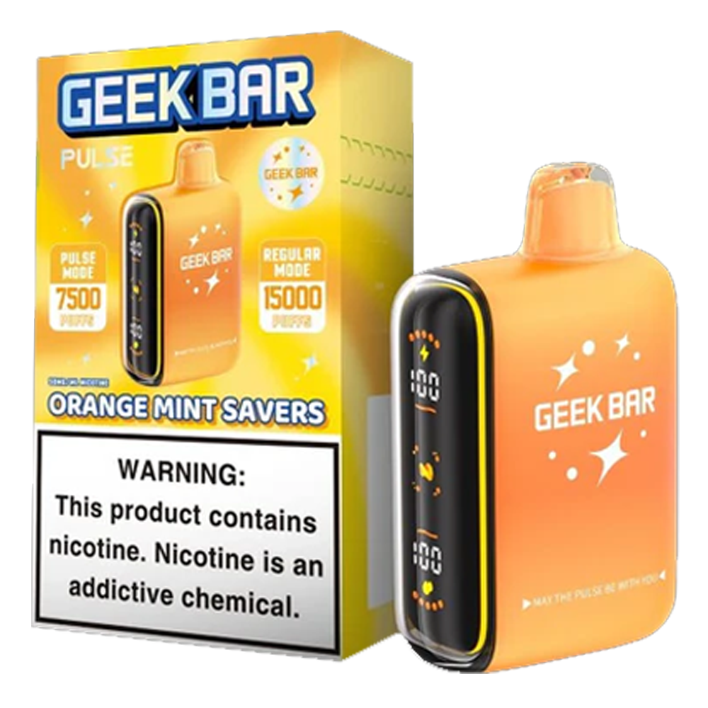 GEEK BAR 15K ORANGE MINT SAVERS