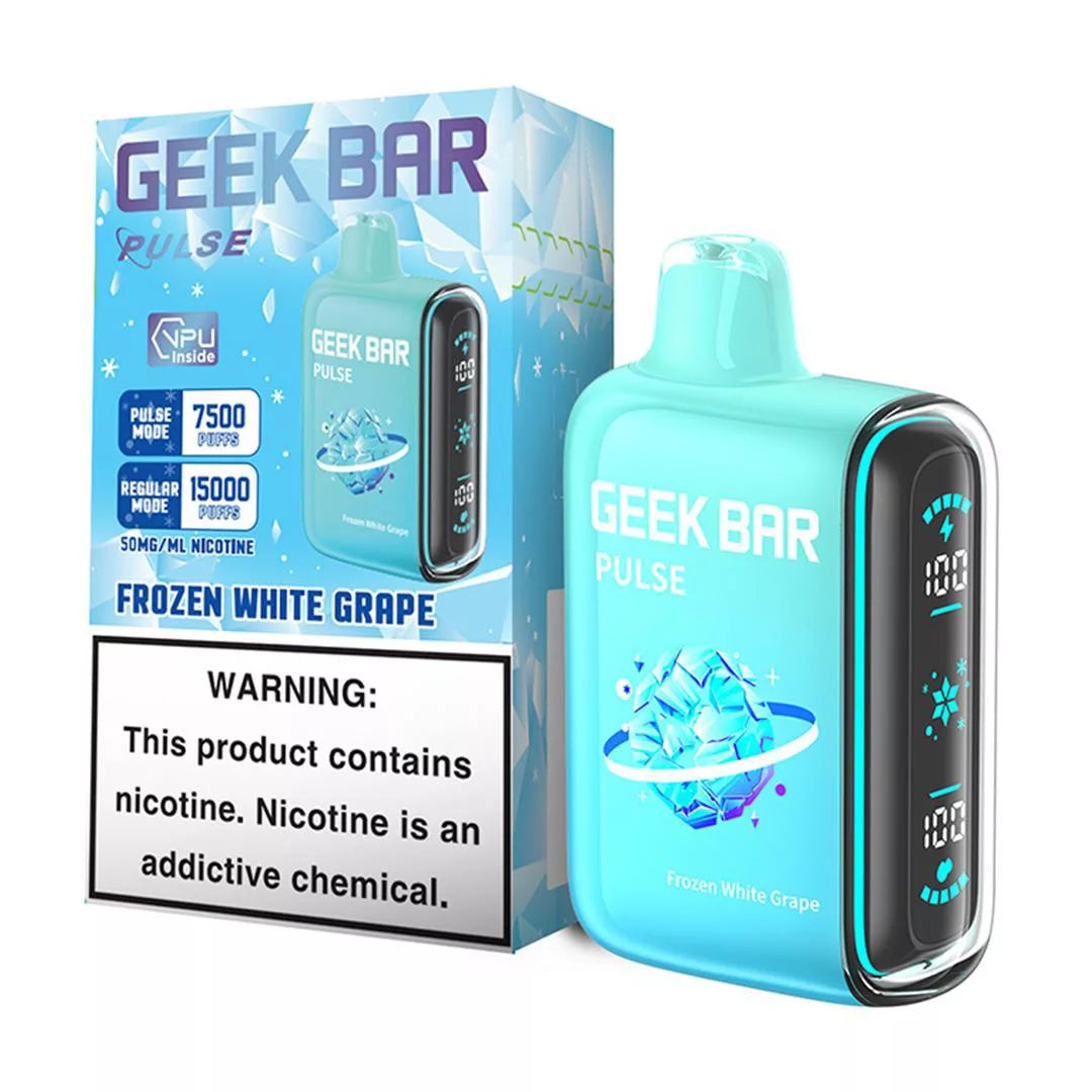 GEEK BAR 15K PULSE FROZEN WHITE GRAPE