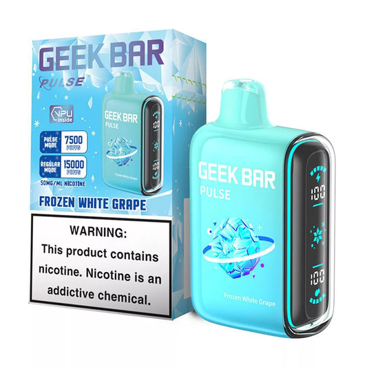GEEK BAR 15K PULSE FROZEN WHITE GRAPE