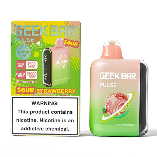 GEEK BAR 15K PULSE SOUR STRAWBERRY