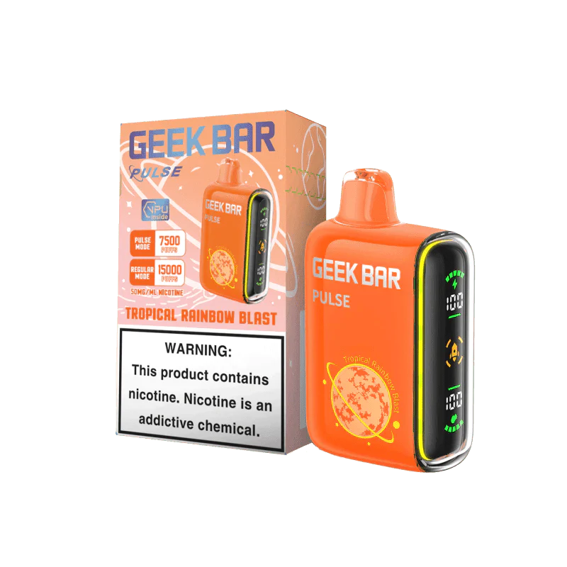 GEEK BAR 15K PULSE TROPICAL RAINBOW BLAST