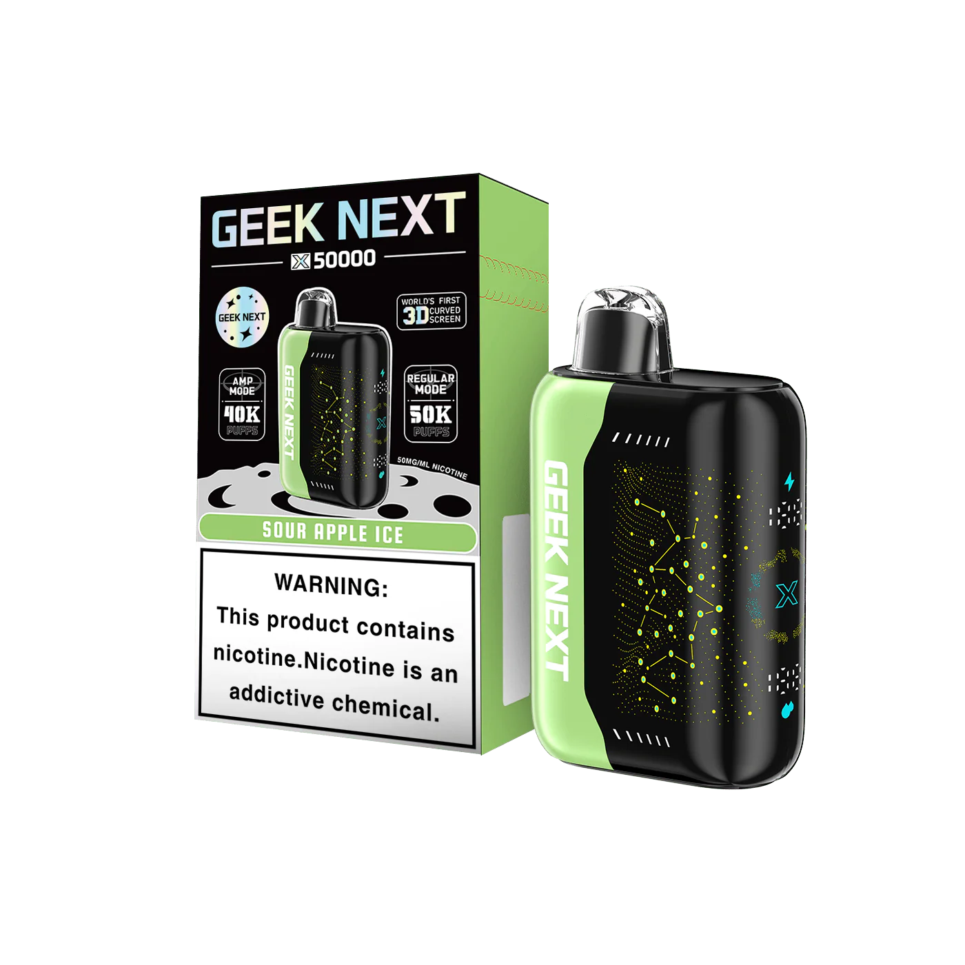 GEEK NEXT X50000 Sour Apple Ice