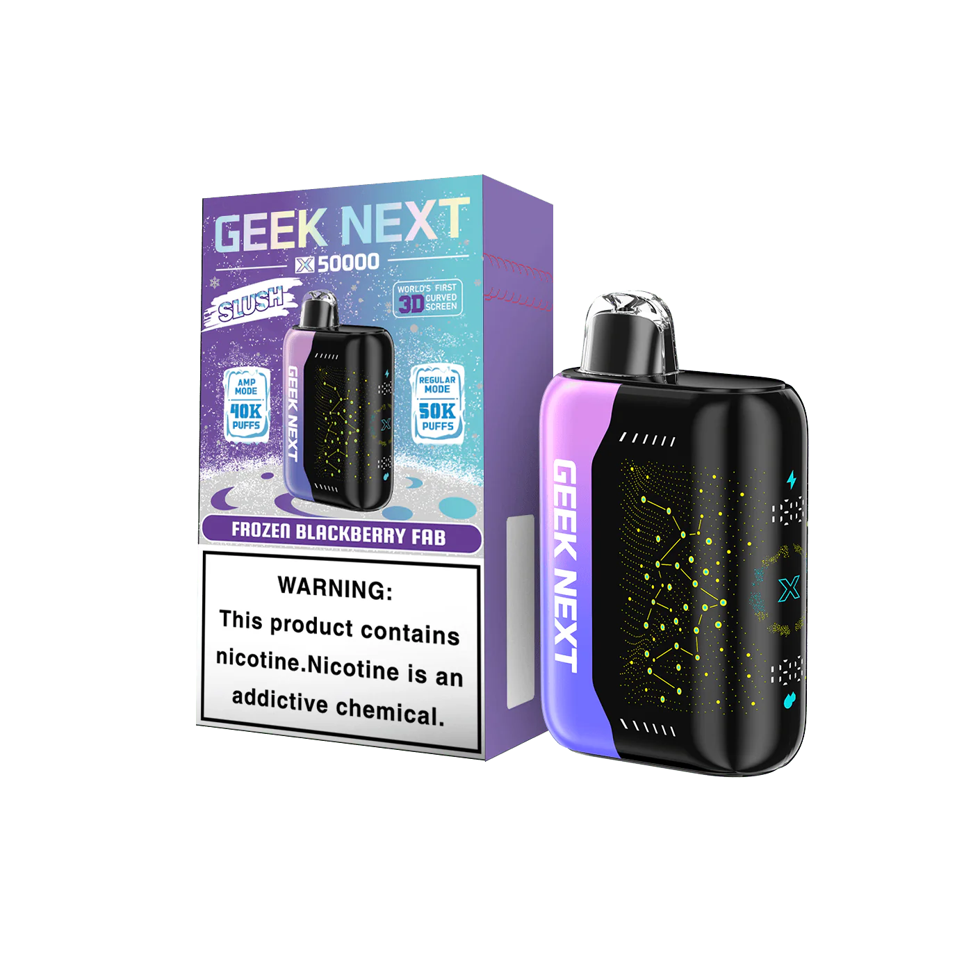 GEEK NEXT Frozen Blackberry Fab