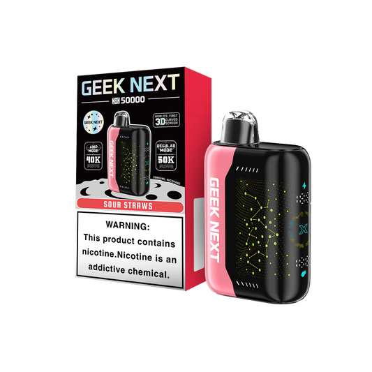 GEEK NEXT SOUR STRAWS