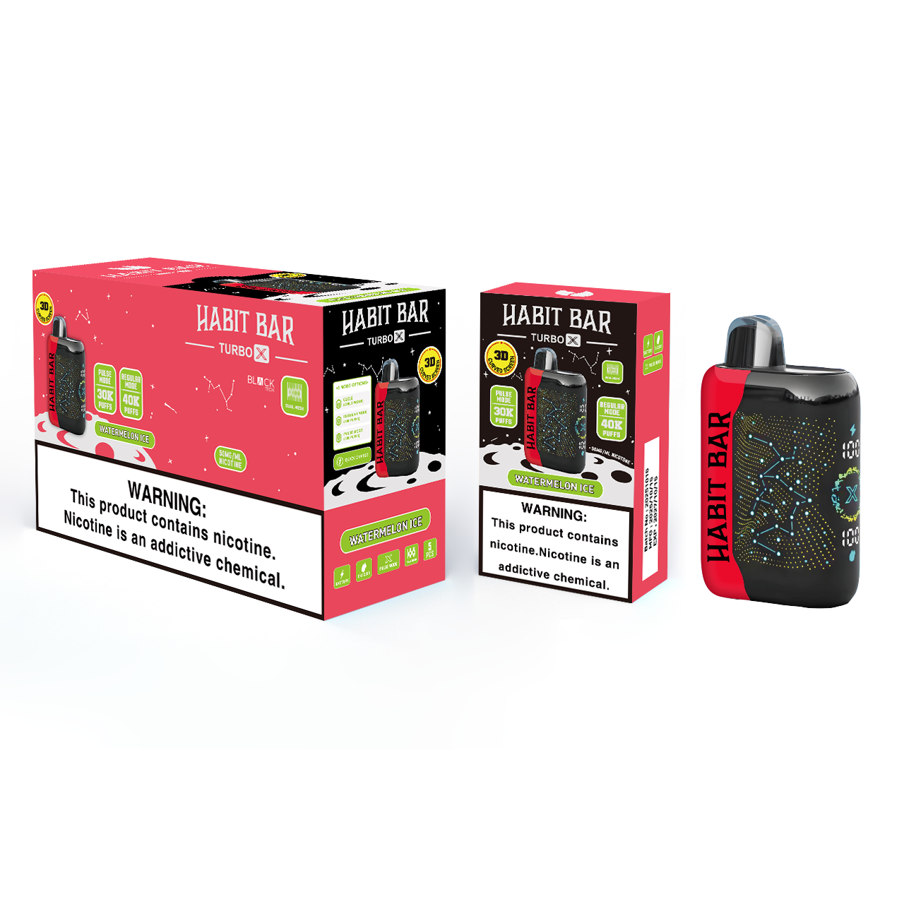 Habit Bar Watermelon Ice Vape
