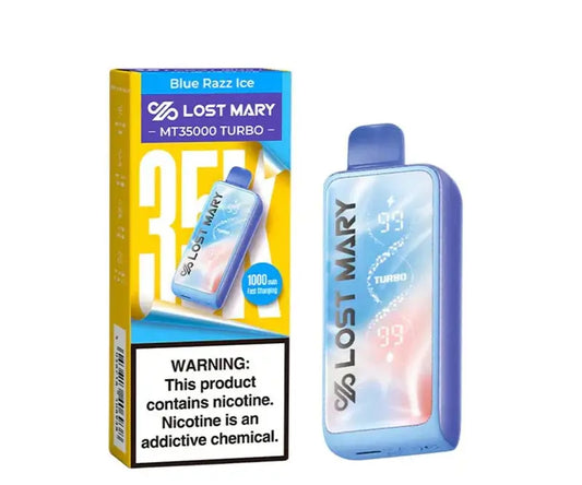 LOST MARY TURBO MT35K  BLUE RAZZ ICE