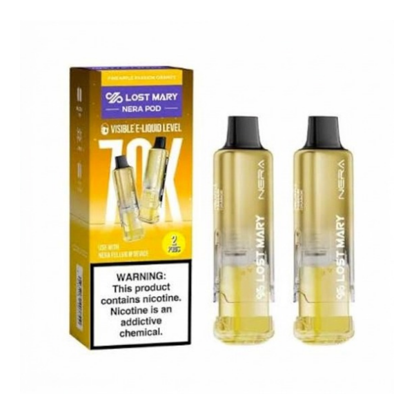 LOST MARY 70K NERA FULL VIEW KIT PINEAPPLE PASSION ORANGE