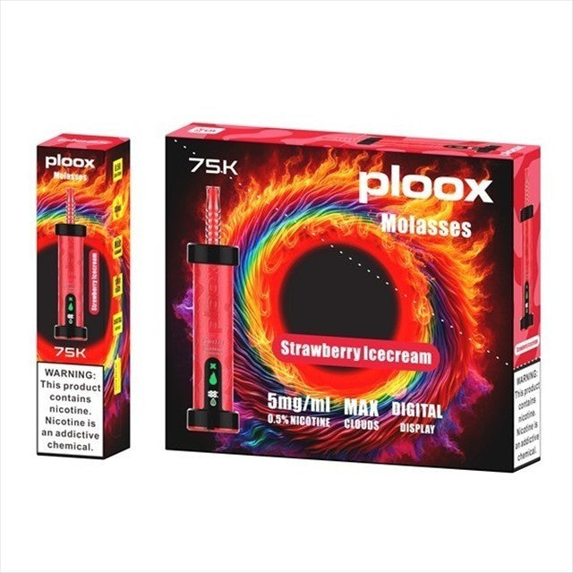 PLOOX MOLASSES STRAWBERRY ICECREAM