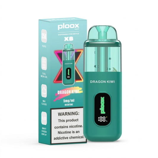 Ploox XS Dragon Kiwi Disposable Hookah Pod