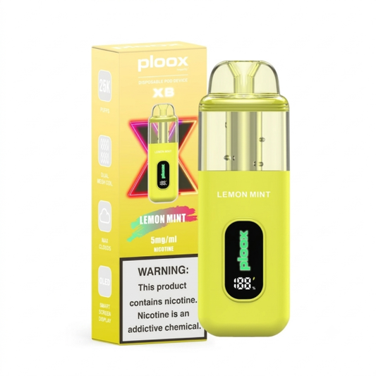 Ploox XS Disposable Hookah Pen - Lemon Mint Flavor