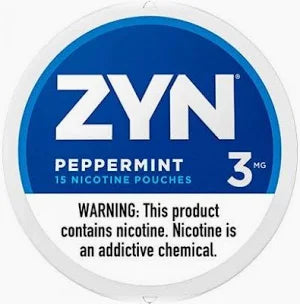 ZYN Peppermint Nicotine Pouches 3mg