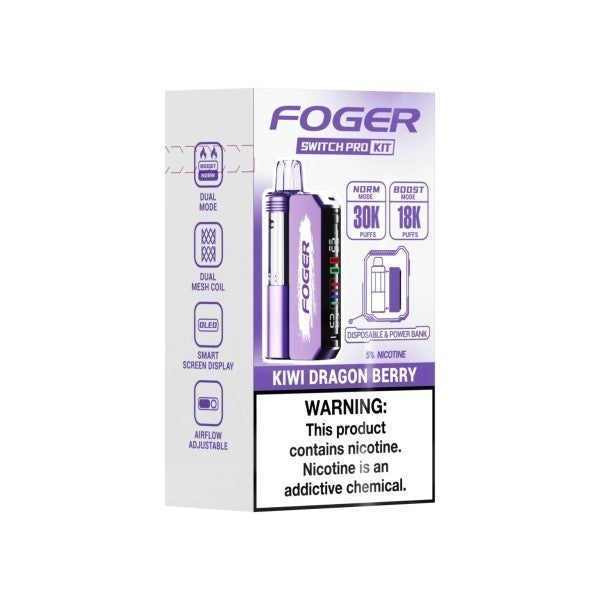 FOGER 30K SWITCH PRO KIT KIWI DRAGON BERRY