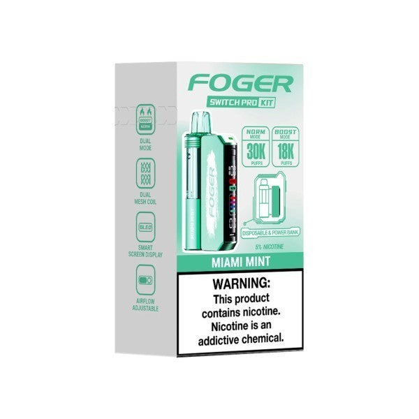 FOGER SWITCH PRO 30K KIT MIAMI MINT
