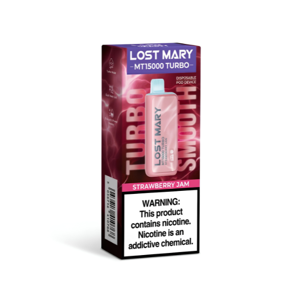lost mary 15000 turbo strawberry jam