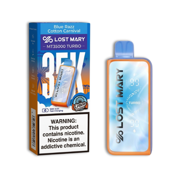 lost mary cotton carnival blue razz