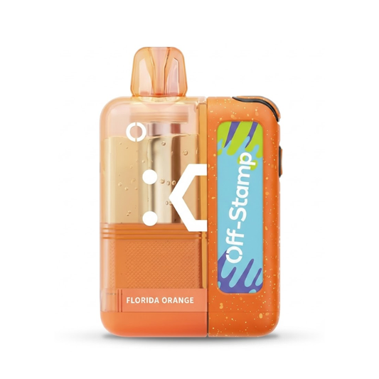 Florida Orange Off stamp Crystal Cube (X Cube) 35K Disposable Vape Kit