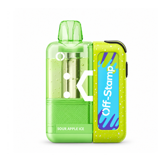 sour apple ice off stamp crystal cube