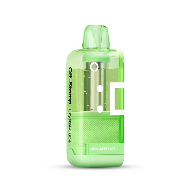 off stamp crystal cube sour apple ice
