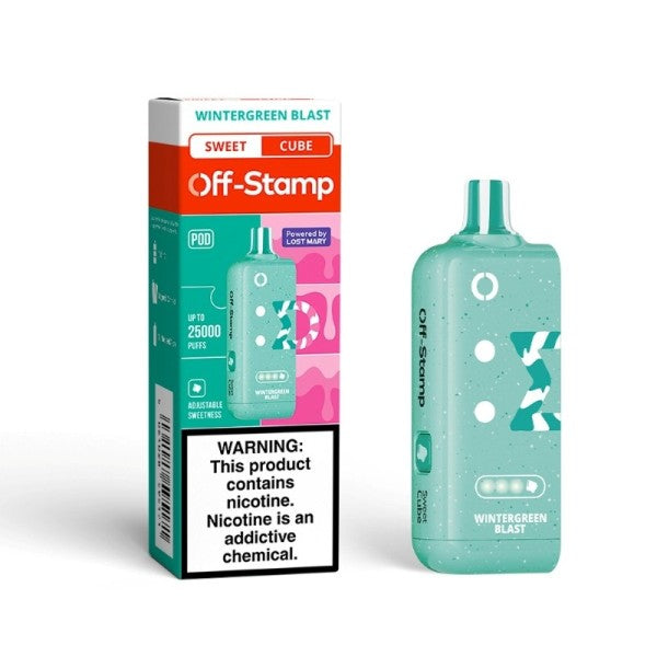 off stamp pod wintergreen blast