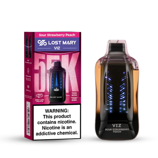 lost mary viz sour strawberry peach
