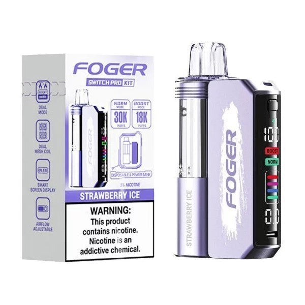strawberry ice foger switch pro kit 30k